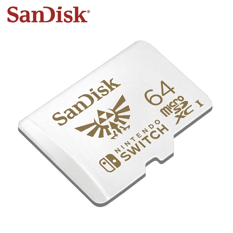 Карта памяти SanDisk Nintendo Switch 256 ГБ 128 100 МБ/с./с Micro SD 4K Ultra HD флэш-карта карта Microsd TF/SD |
