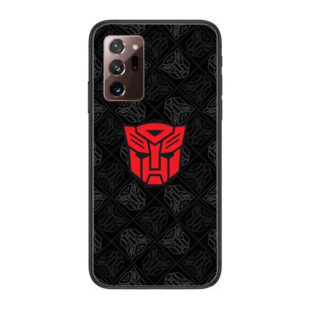 

Transformers Bumblebee Phone Case cover hull For SamSung note20 10 9 8 4 pro plus black prime soft bumper Transparent