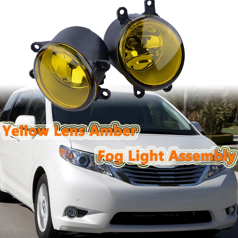 

Front Bumper Daytime Running Lamp Yellow Lens Amber Fog Light Assembly Fit For Toyota Corolla Camry Yaris Lexus Car Accessories