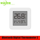 Цифровой измеритель влажности цифровой термометр с Bluetooth 2 с ЖК-экраном, беспроводной умный датчик влажности и температуры с батареей