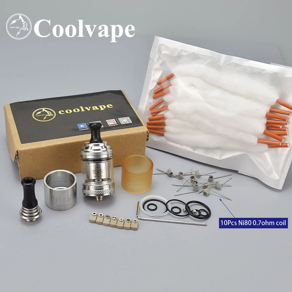 

Berserker Mini V2 MTL RTA atomizer tank rta Rebuildable 2/2.5ML 22mm Single Coil E-Cigarette Tank vs Berserker v2 MTL rta