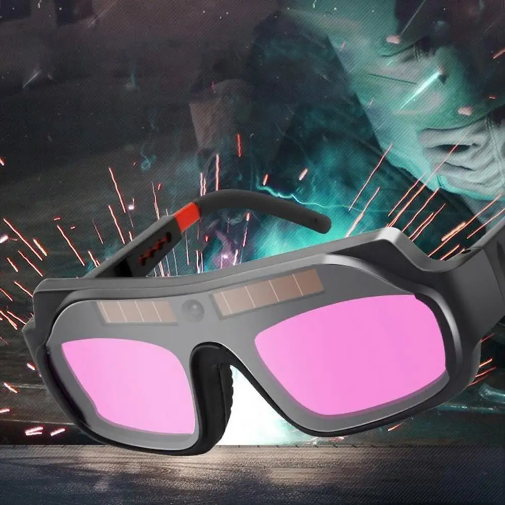 

Goggle Solar Powered Protective Welding Glasses Automatic Photoelectric Argon Arc Welding Helmet Goggles for Gas Welding