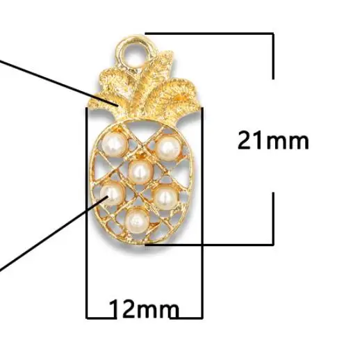 10 шт. жемчуг амулеты &quotАнанас&quot для ювелирных изделий серьги Браслеты &quotсделай
