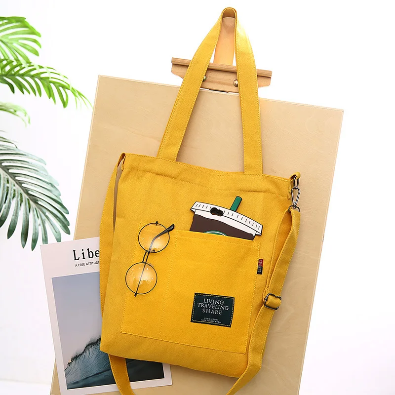 

Ladies Corduroy Canvas Tote Bag Women's Casual Shoulder Bag Foldable Shopping Bag