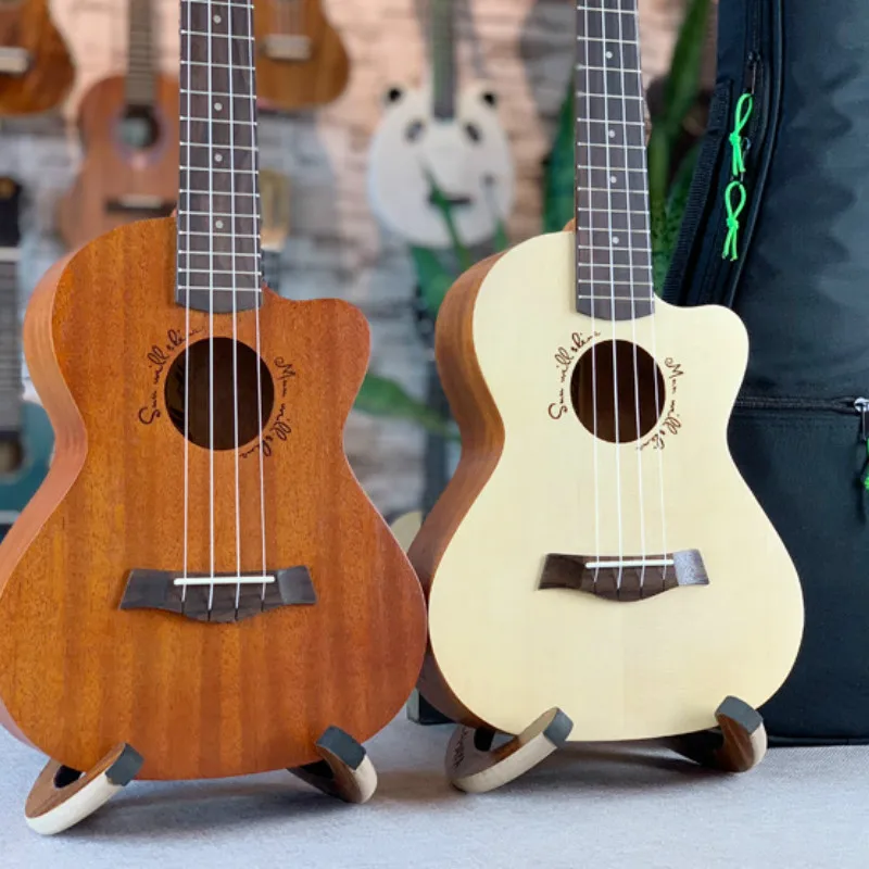 Укулеле акустические мини гитары из красного дерева 10 струн|Гитары| |