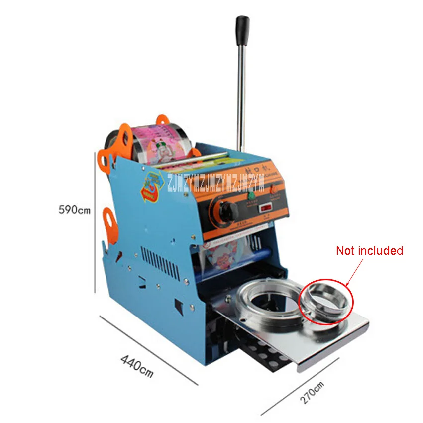 

New Arrival Manual Pearl Milk Tea Sealing Machine WY-806A Tea Cup Sealing Machine Plastic Sealer 9.5CM 270W 220V / 50Hz