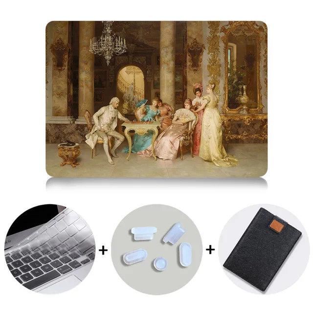 MB05 MTT чехол для Macbook Air Pro retina 11 12 13 15 Сенсорная панель классическая картина маслом ноутбук рукав для Apple macbook 13,3 дюйма Чехол - Цвет: MB05