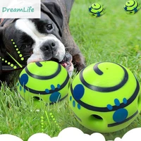 10cm 14cm pet dogs cats playing ball wobble wag giggle ball safe training ball with funny sound great fun toy gift for pet dog