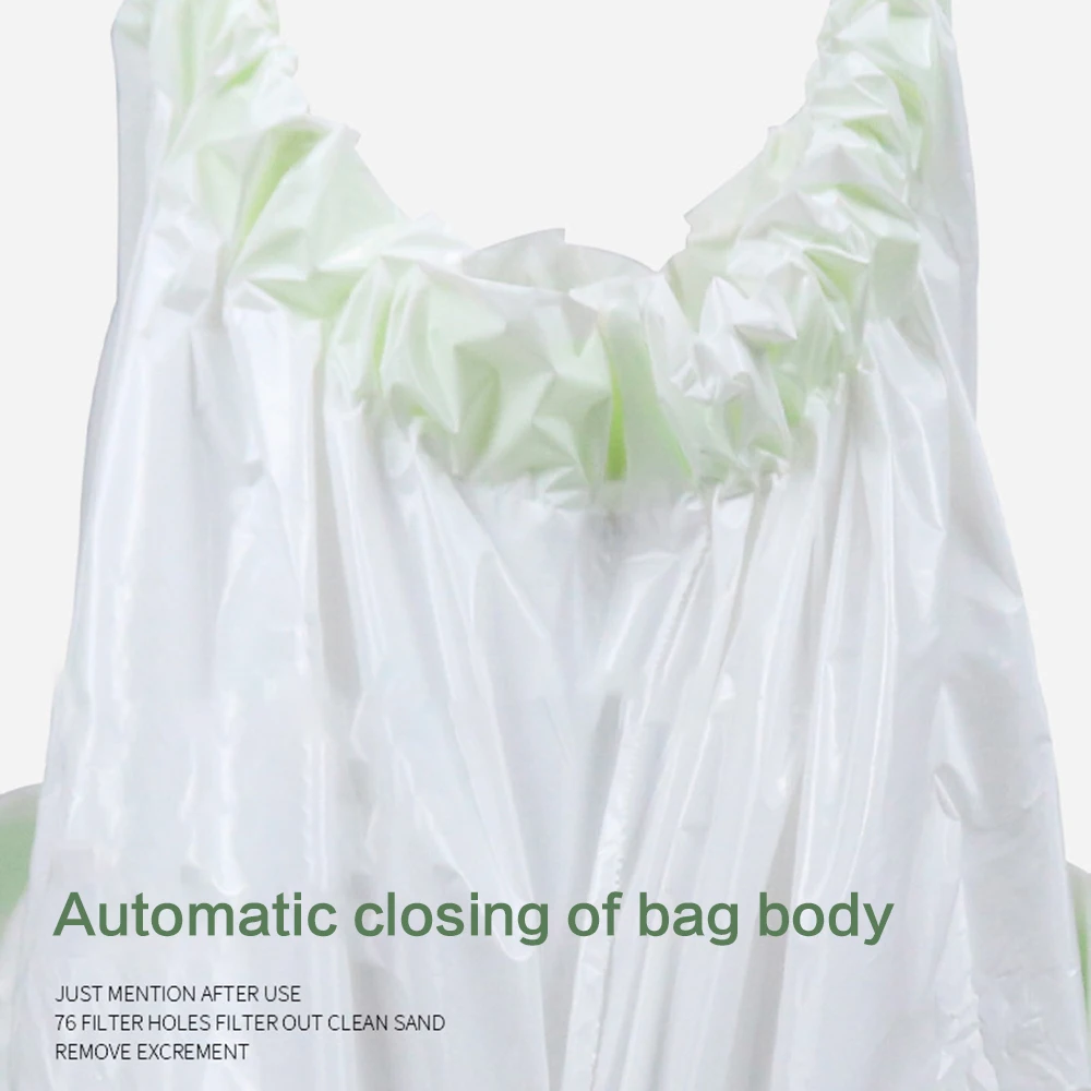 Мешок для кошачьего туалета гигиенический кошачий наполнитель на шнурке