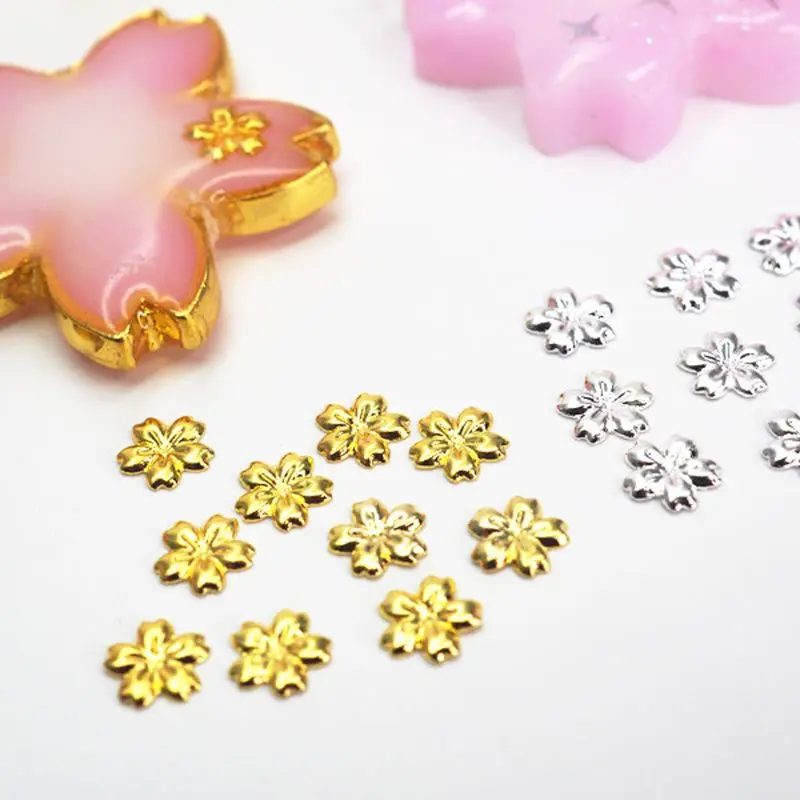 100 шт. оправа в виде цветка вишни подвеска из УФ-смолы наполнитель с оправой