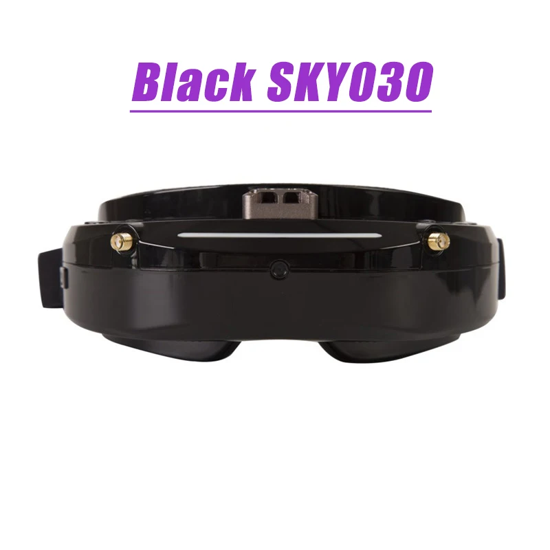 Skyzone SKY03O O светодиодный/SKY03S/SKY02C/SKY02X 5,8 ГГц 48CH разнообразие FPV очки для радиоуправляемого дрона Accs OSD DVR HDMI и головной вентилятор светодиодный - Цвет: Black SKY03O
