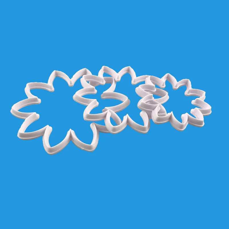 3 шт. цветок георгина помадка печенье резак для торта выталкиватель штамп Плунжер