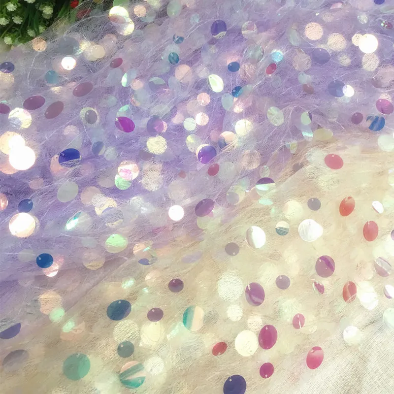 

1Y hot sale sequin mesh fabric for fashion designer Wedding Stage Photo Background Fabric Clothing Fabric