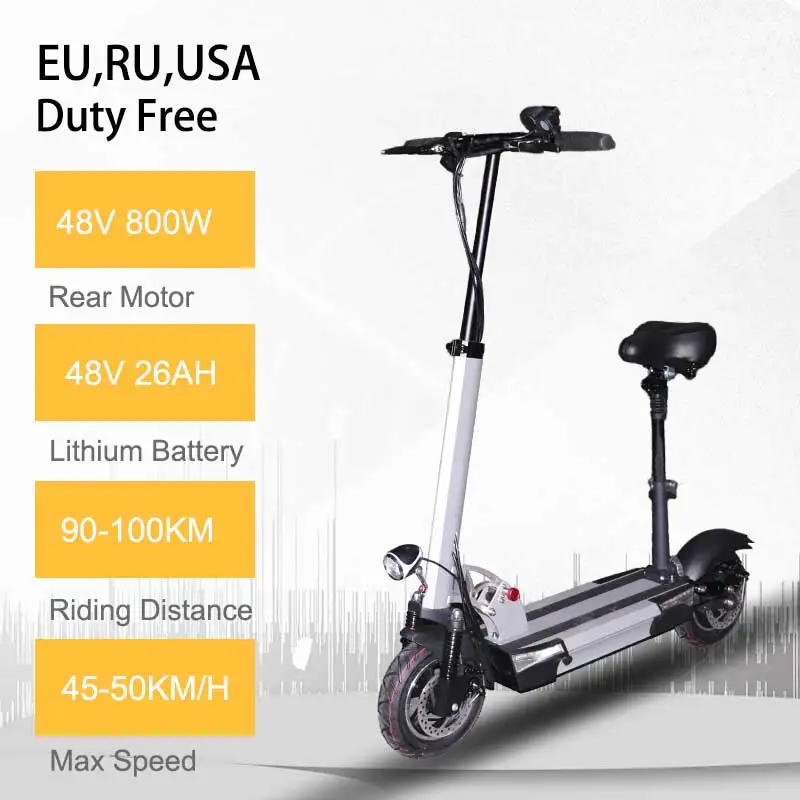 s48v 26a with seat 48V 36A samsung литиевый электрический скутер на батарейках 48v 800w макс более 144km складной электровелосипед с сиденьем Электрический скейтборд - Цвет: s48v 26a with seat