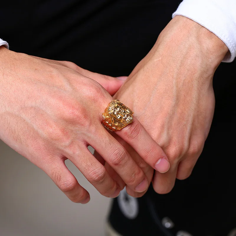 Vingtage религиозное христианское кольцо из нержавеющей стали для мужчин ювелирные