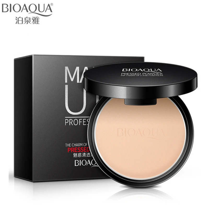 

BIOAQUA Brand Face Base Mineral Pressed Powder Makeup Matte Smooth Concealer Control Oil Foundation Contour Make Up Cosmetics