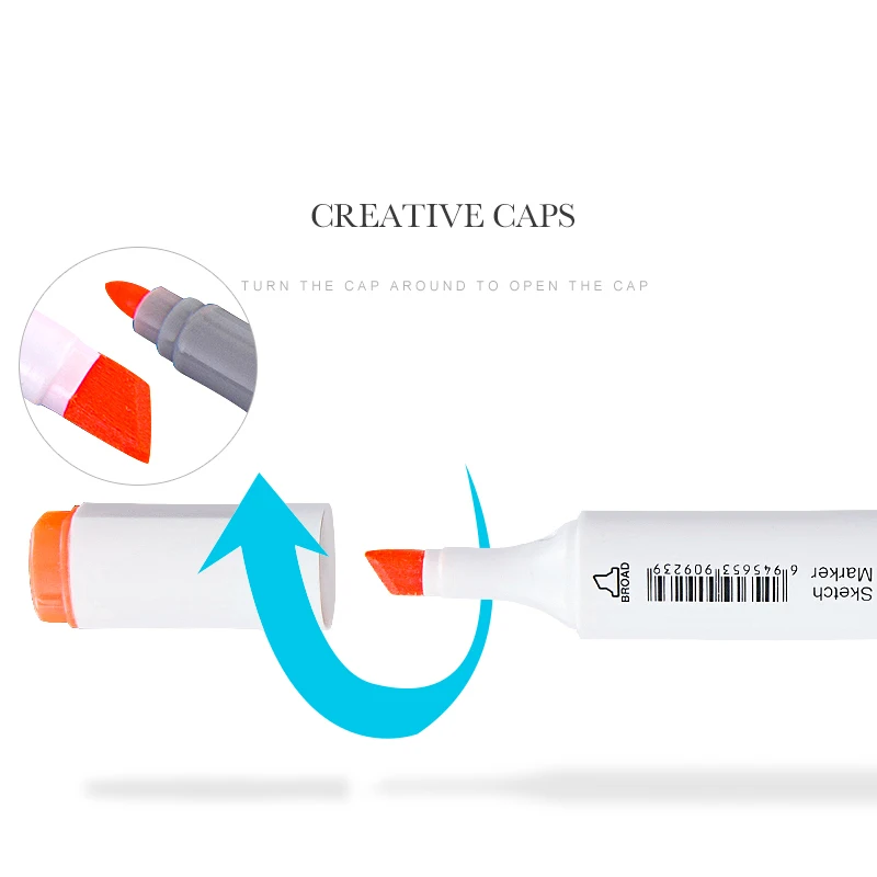 Маркеры TouchNew для рисования спиртовые маркеры с двойной головкой Эскиз маркер