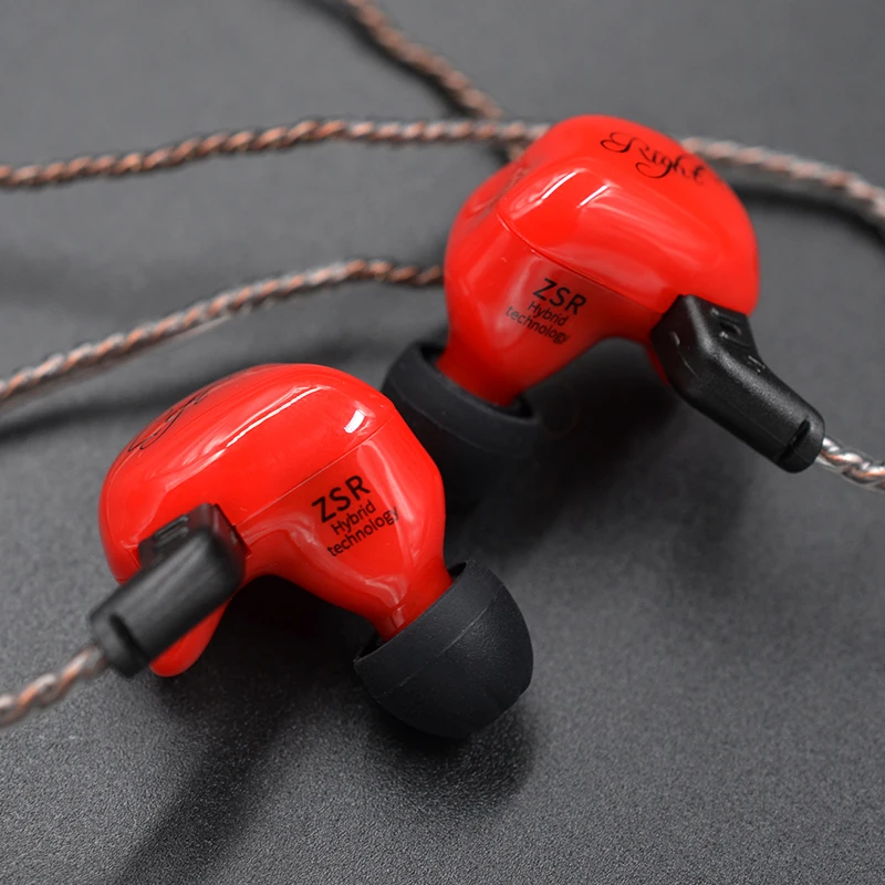 Наушники вкладыши KZ ZSR с поддержкой Bluetooth и ШПД|Наушники гарнитуры| |