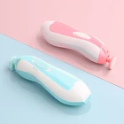 Электрическая машинка для полировки ногтей детская синяя пудра 6 шт. электрическая машинка для стрижки ногтей детский клиппер маникюрный набор для новорожденных Детский комплект для ухода за ребенком