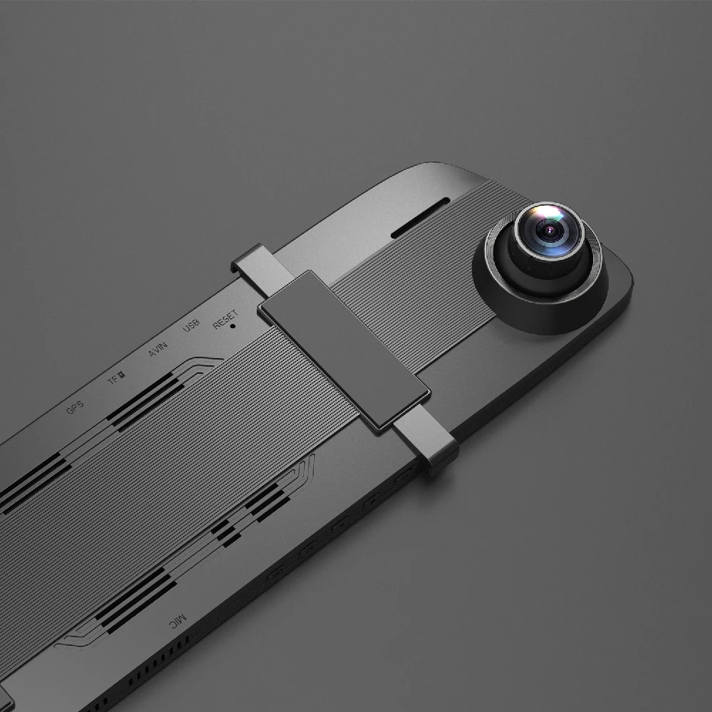 Видеорегистратор с двойным объективом 4 5 дюйма зеркало заднего вида камера