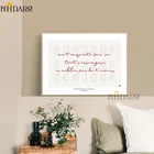 Картина на холсте NHDARC, Постер в скандинавском стиле, Современная винтажная мода, красные слова цитата, настенные картины, искусство, гостиная, украшение для дома