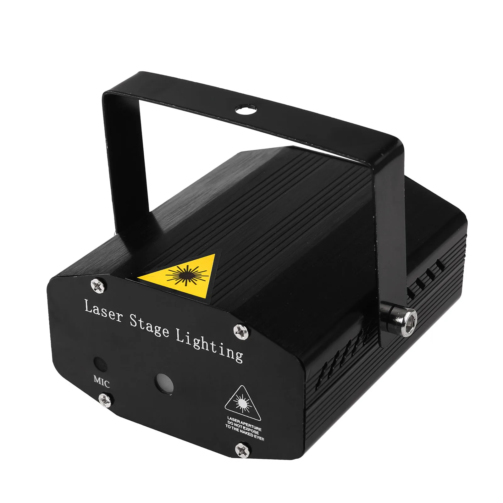 

Mini LED Laser Projector DJ Effect Club Disco Light Green Red Music Control Function EU Plug Laser Light