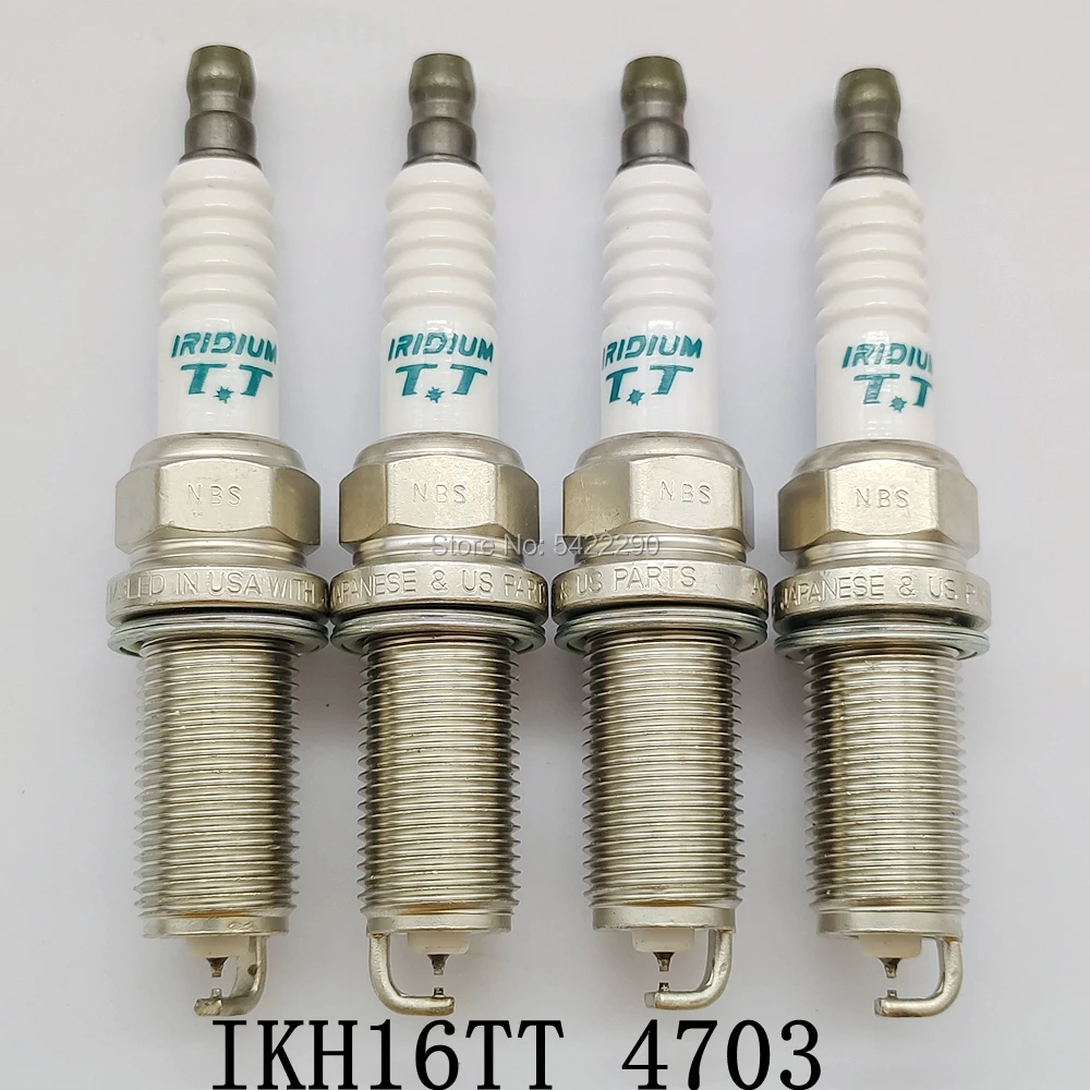4 шт./кор. IKH16TT 4703 Dual Iridium TT Свеча зажигания подходит для PEUGEOT 1007 107 206 207 307 308 406 407 607
