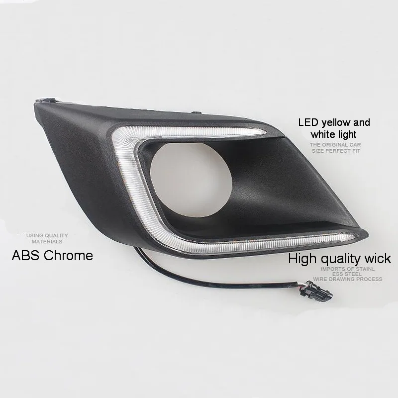 Tonlinker 2 шт. DIY Автомобильный Стайлинг Новый ABS и светодиодный ходосветильник свет с
