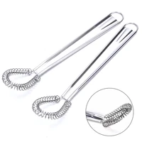 1pc 20cm stainless steel magic hand held spring whisk mini kitchen eggs sauces mixer