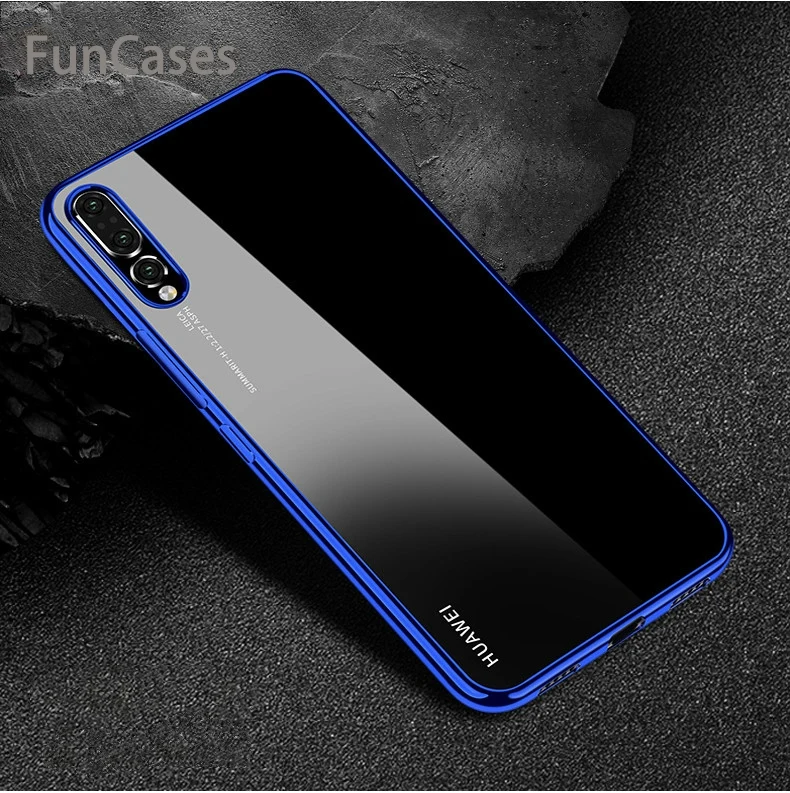 Противоударный чехол из ТПУ для Huawei P20 Pro Lite Nova 3 3i 3E P10 Plus Mate Honor 10 9i 9 7X 8X V10 V9 мягкий