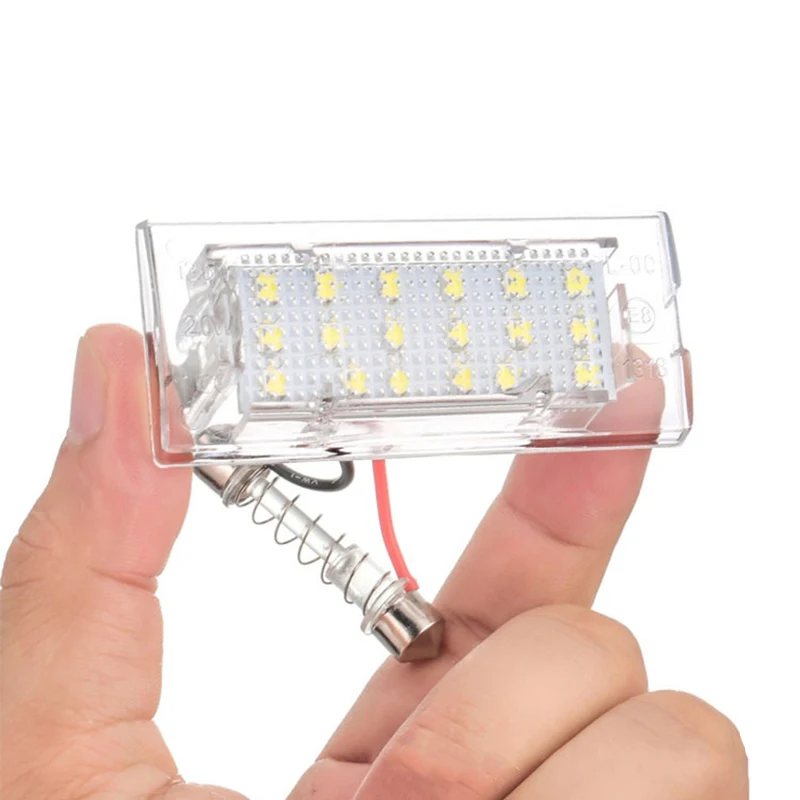 2 шт./компл. Белый светодиодный номерной знак светильник лампа 18 12V для BMW E53 X5 1999 2003