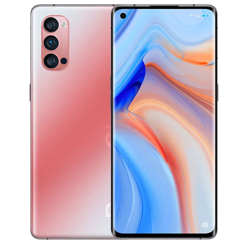 OPPO Рино 4 Pro 5G мобильный телефон 6 5 Дюймов 90 Гц OLED изогнутые Экран Snapdragon 76 с