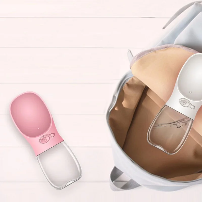 Компактный Размеры 350 мл домашних животных собак для Кормления бутылки воды