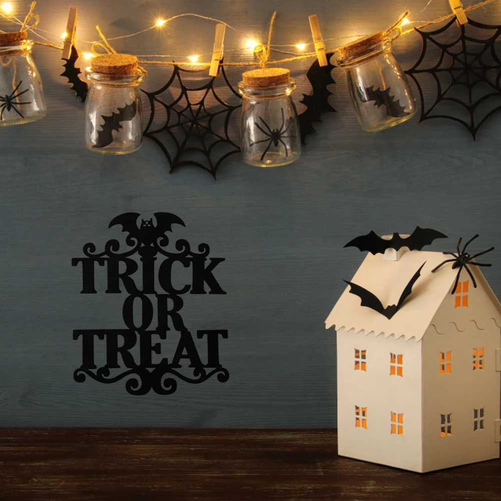 Фетровые вешалки для дверей и окон на Хэллоуин украшения стену черные ведьмы