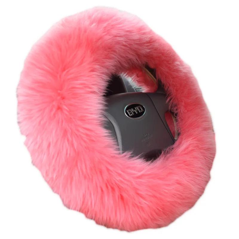 Чехол рулевого колеса автомобиля из чистой шерсти крышка ручного тормоза чехол с