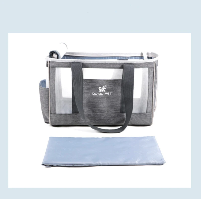 

Pet Cat Carrier Bag Summer Wearproof Breathable Portable Cat Bag Outdoor Travel Handgbag For Small Cat Dogs lightweight