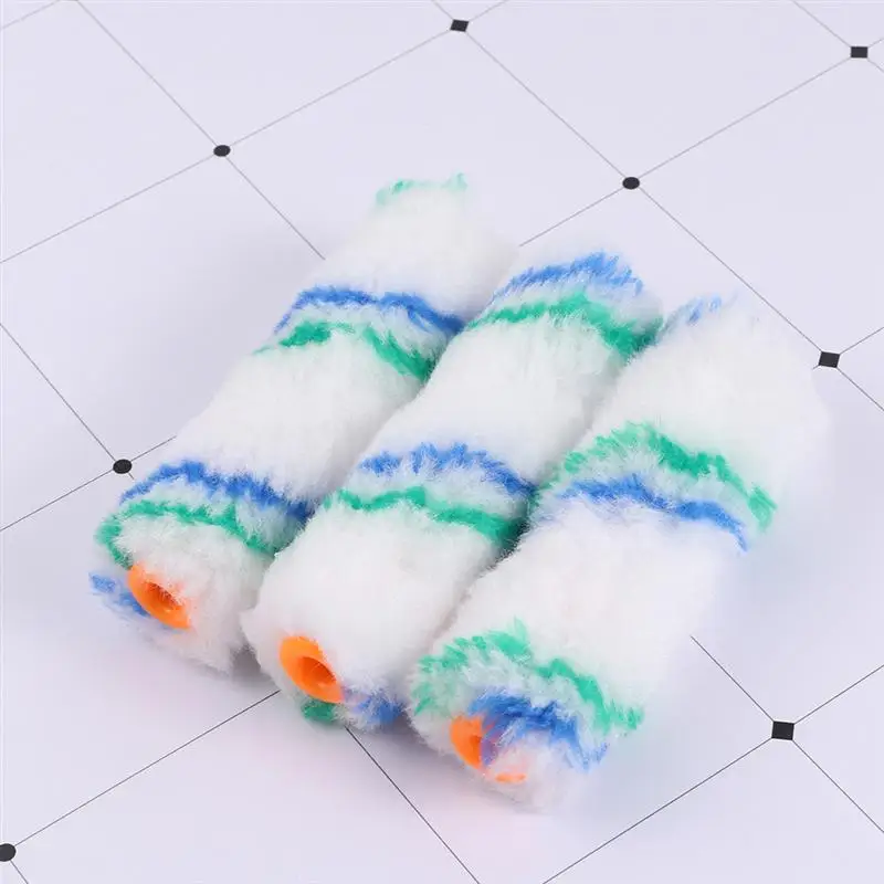 24 шт краски ролики покрывает полиэстер ролик рукав покрытие декораторы щетка