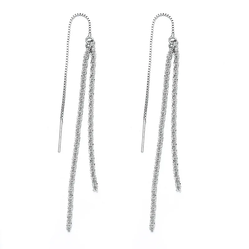 

Long Dangle Earring for Women Tassel Pendientes Party Wedding Jewelry Accessories Goth Earrings
