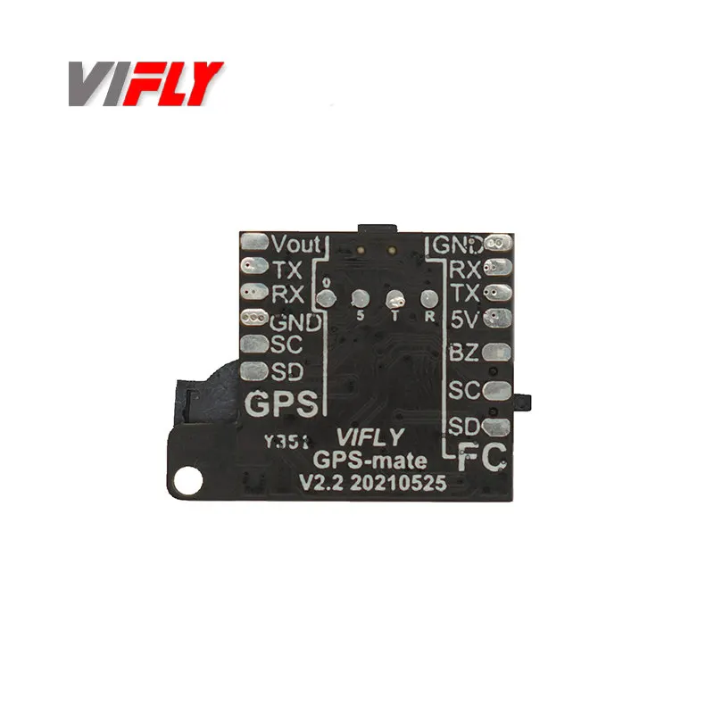 VIFLY-m&oacute;dulo de potencia exclusivo para Dron, dispositivo con alarma integrada perdida, LIPO, 3,7 V, 50mAh, 26x20x8mm, para GPS, BN180, BN220, BN880, BN280-2