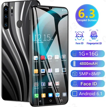 P36 5G Смартфон Android 9 0 6 26 &quotэкран капли 8G 128G MTK6749 четырехъядерный 8MP 3000mAh
