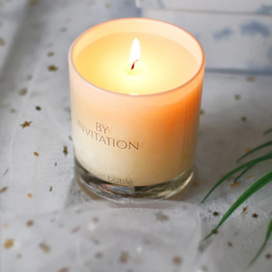 Ароматические свечи восковые парафин Пламенный цветок романтическая