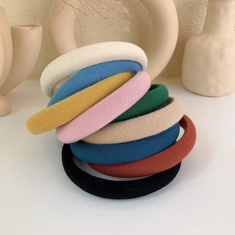 

Повязка для волос мягкая бархатная, удобный широкий обруч для волос в винтажном стиле, для молочного чая, кофе, Осень-зима