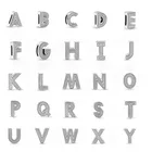 Женский браслет с шармами Pandora, из серебра 2019 пробы, с буквой алфавита от A до Z, F287