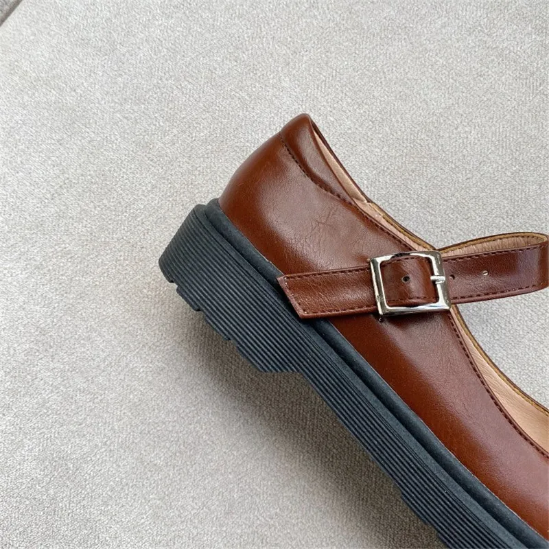 Туфли PXELENA женские на низком каблуке винтажные Повседневные Удобные туфли