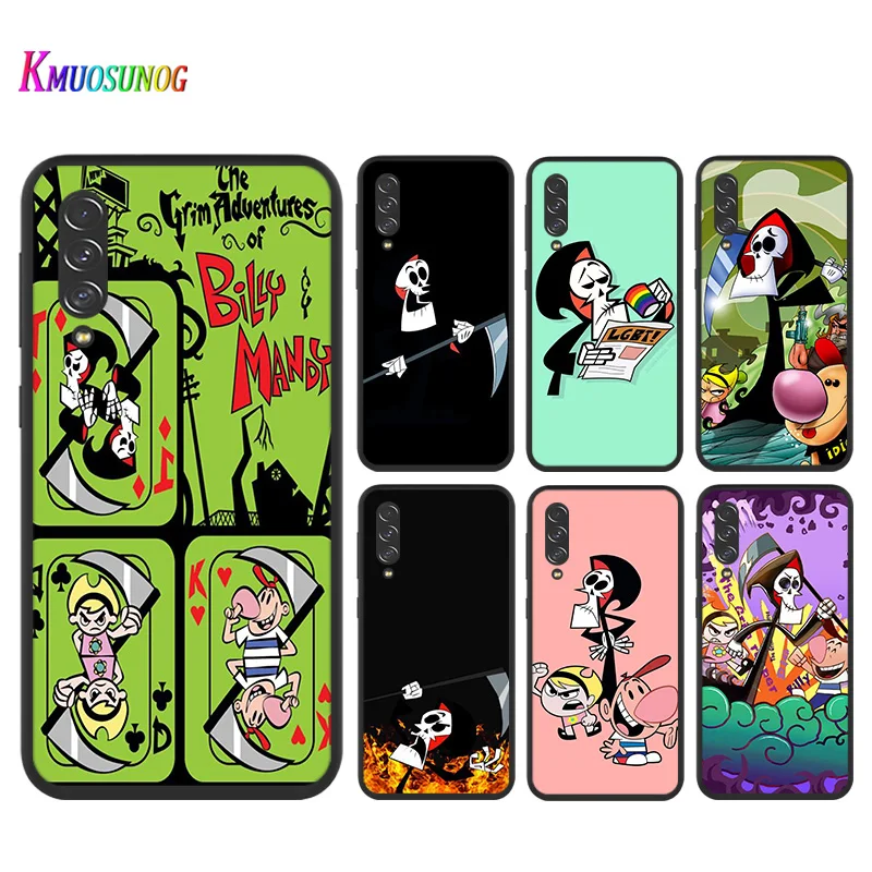 

Anime Billy Grim Reaper Mandy for Samsung Galaxy A90 A80 A70S A60 A50 A40 A30 A20 A10E A2 A3 Core Black Phone Case