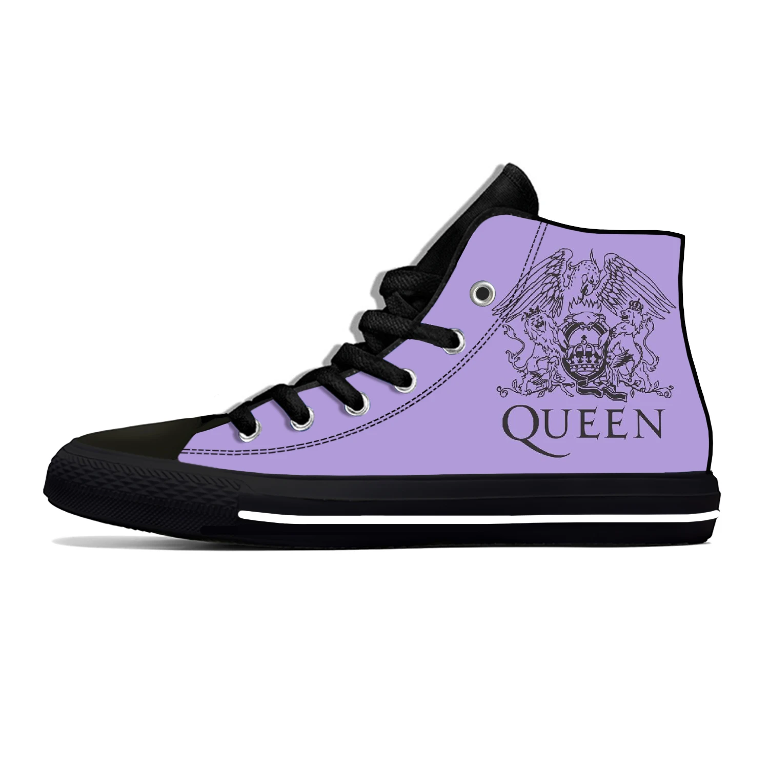 Кроссовки Queen Freddie Mercury Rock Band Модные забавные повседневные тканевые высокие
