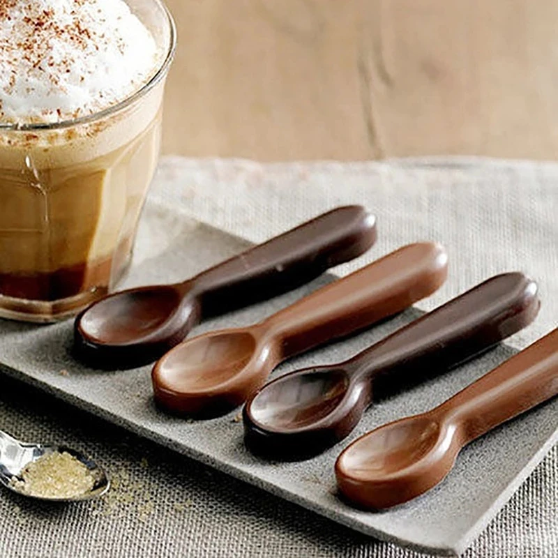 

Cute Cake Mold Good Quality DIY Chocolate Six Spoons Mould Mold Silicone Baking Cake Decorating Topper Candy