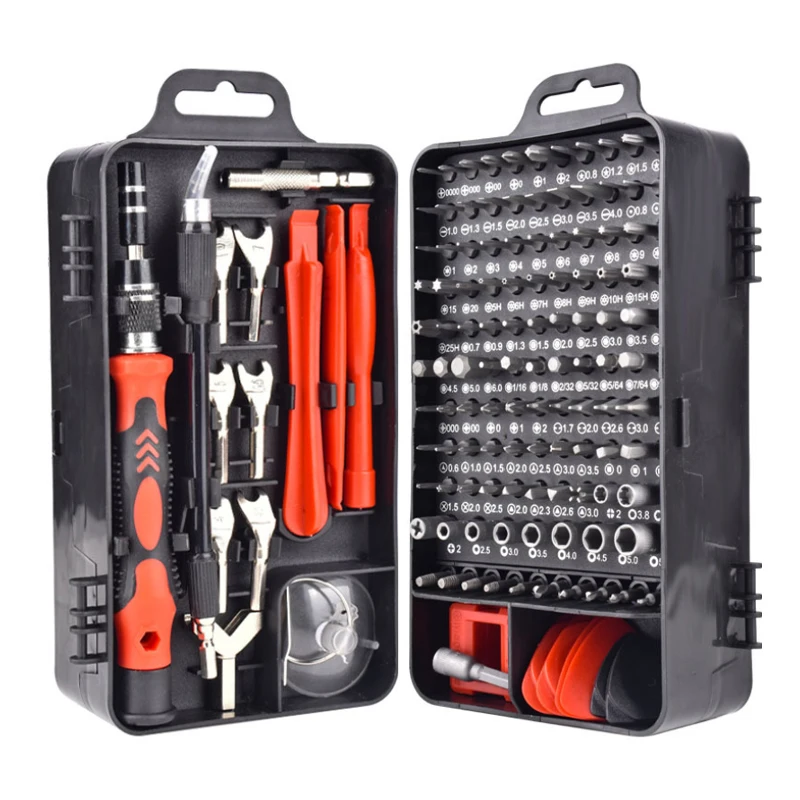 

135 In 1 Screwdriver Set Multi-Function Manual Repair Tool Box Home Multi-Use Repair Mobile Phone Computer Disassembly Tool Box