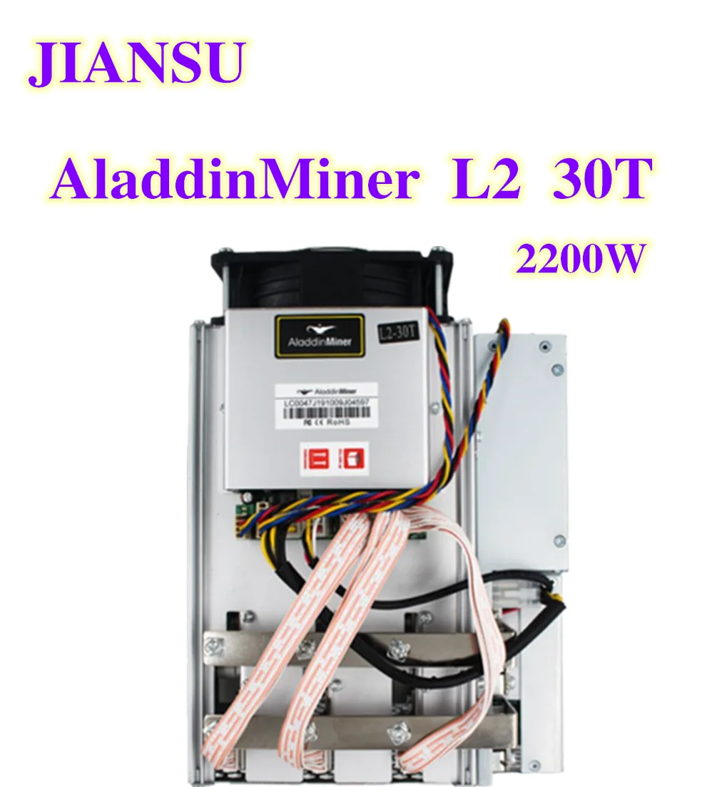 BTC BCH Биткоин-Майнер AladdinMiner L2 30T SHA256 Asic Майнер с блоком питания Экономичный чем A1 M20S