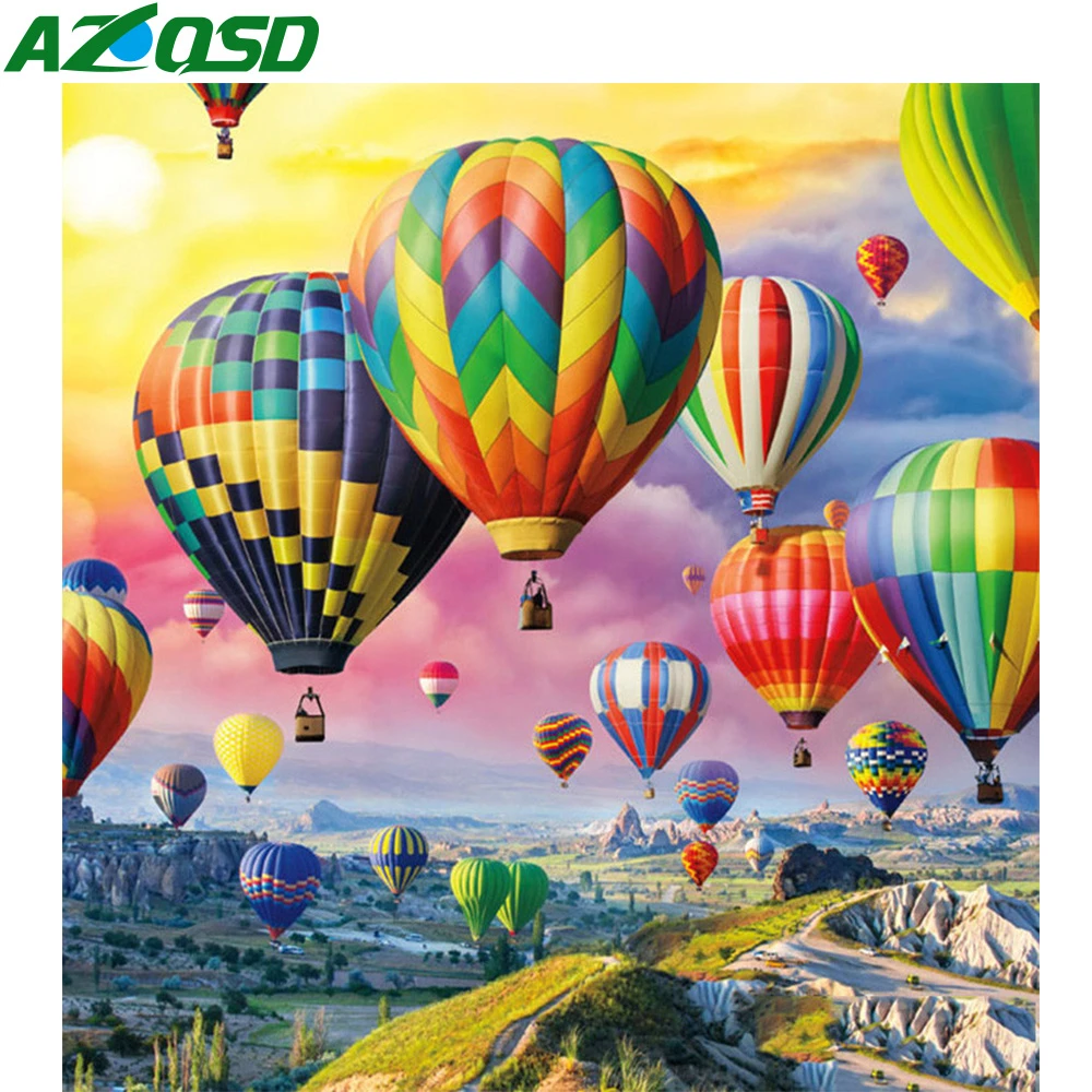 AZQSD Алмазная вышивка Diy воздушные шары наборы стежков Настенная Наклейка